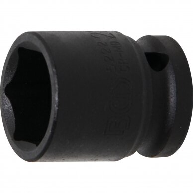 Galvutė smūginė šešiakampė 12,5 mm (1/2") 22 mm Galvutė smūginė šešiakampė 12,5 mm (1/2") 22 mm