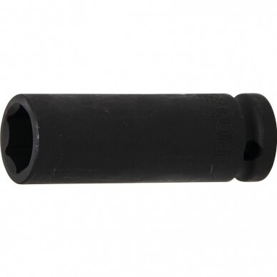 Galvutė smūginė šešiakampė ilga 1/2" 19mm BGS-Technic