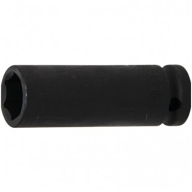 Galvutė smūginė šešiakampė ilga 1/2" 17mm BGS-Technic