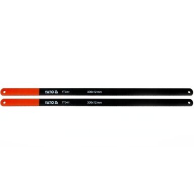 Pjūkleliai rankiniam metalo pjūklui 300mm 2vnt. Bi-Metal YATO YT-3461 Pjūkleliai rankiniam metalo pjūklui 300mm 2vnt. Bi-Metal YATO YT-3461