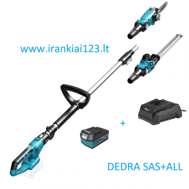 Genėjimo pjūklas akumuliatorinis 2in1 18V SAS+ALL DEDRA DED7096 Genėjimo pjūklas akumuliatorinis 2in1 18V SAS+ALL DEDRA DED7096