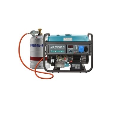 Generatorius benzininis/ dujinis 5500W, KS 7000E G, KÖNNER & SÖHNEN Generatorius benzininis/ dujinis 5500W, KS 7000E G, KÖNNER & SÖHNEN