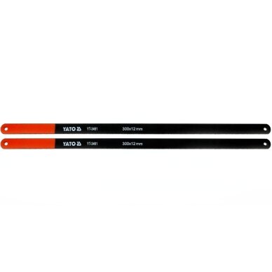 Pjūkleliai rankiniam metalo pjūklui 300mm 2vnt. Bi-Metal YATO YT-3461 Pjūkleliai rankiniam metalo pjūklui 300mm 2vnt. Bi-Metal YATO YT-3461