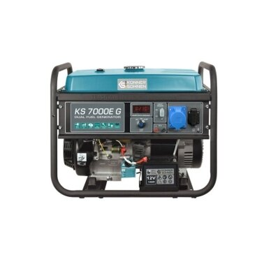 Generatorius benzininis/ dujinis 5500W, KS 7000E G, KÖNNER & SÖHNEN 2 Generatorius benzininis/ dujinis 5500W, KS 7000E G, KÖNNER & SÖHNEN 2