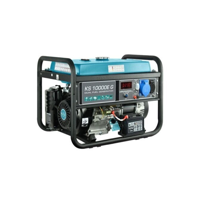 Generatorius benzininis /dujinis 8000W, KS 10000E-G, KÖNNER & SÖHNEN 2