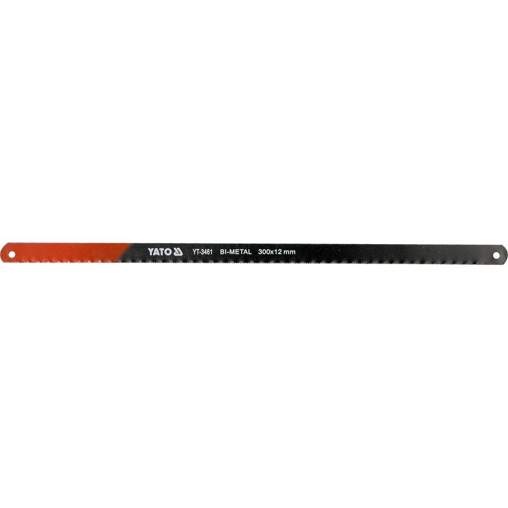 Pjūkleliai rankiniam metalo pjūklui 300mm 2vnt. Bi-Metal YATO YT-3461 2 Pjūkleliai rankiniam metalo pjūklui 300mm 2vnt. Bi-Metal YATO YT-3461 2