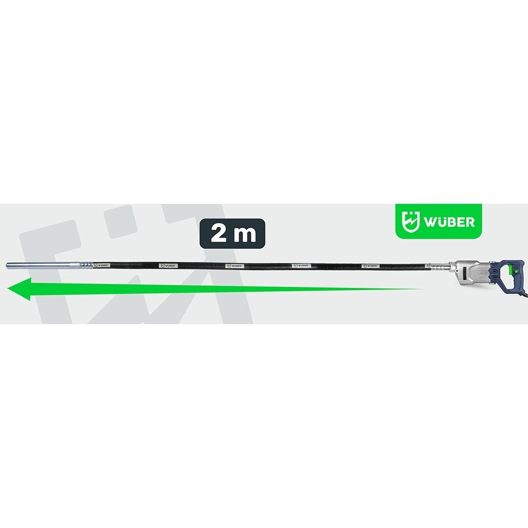 Giluminis betono tankintuvas - vibratorius WUBER W03001 10