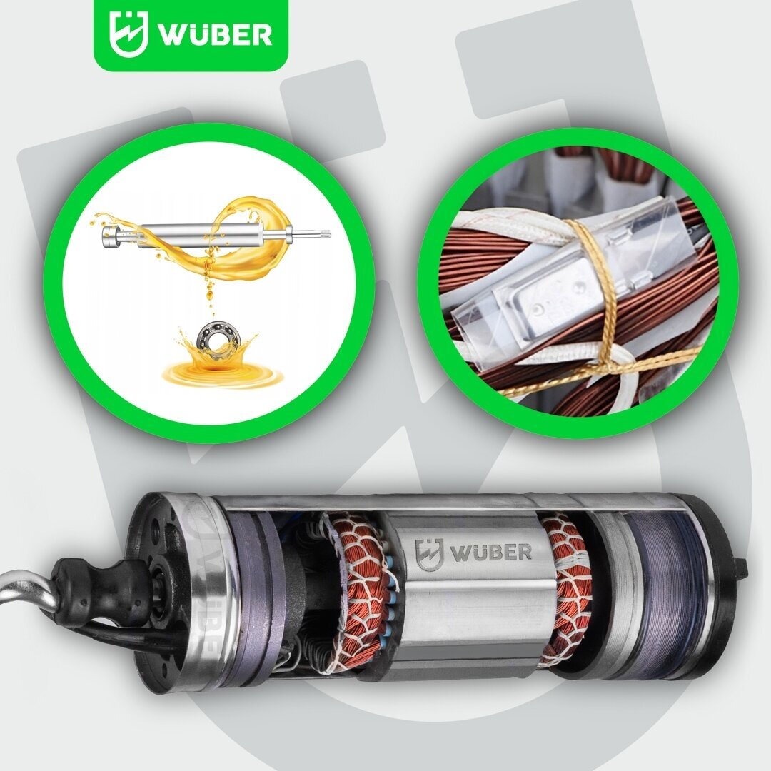 Giluminis vandens siurblys 750W 65m Wuber W11009 10 Giluminis vandens siurblys 750W 65m Wuber W11009 10