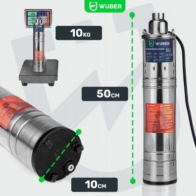 Giluminis vandens siurblys 750W 65m Wuber W11009 11 Giluminis vandens siurblys 750W 65m Wuber W11009 11