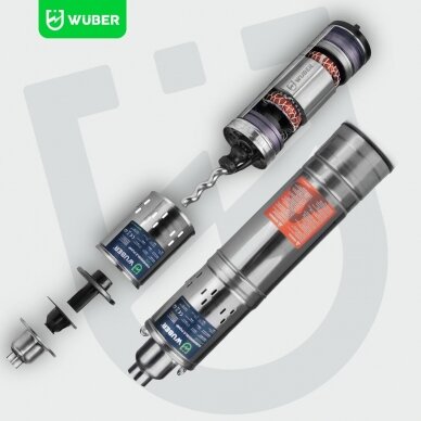 Giluminis vandens siurblys 750W 65m Wuber W11009 9 Giluminis vandens siurblys 750W 65m Wuber W11009 9