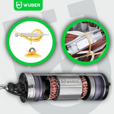 Giluminis vandens siurblys 750W 65m Wuber W11009 10 Giluminis vandens siurblys 750W 65m Wuber W11009 10