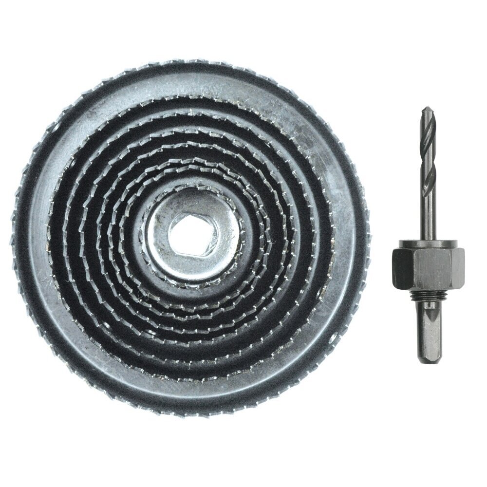 Grąžtų karūnų rinkinys medžiui | 38-127 mm | 9 vnt VOREL 1 Grąžtų karūnų rinkinys medžiui | 38-127 mm | 9 vnt VOREL 1