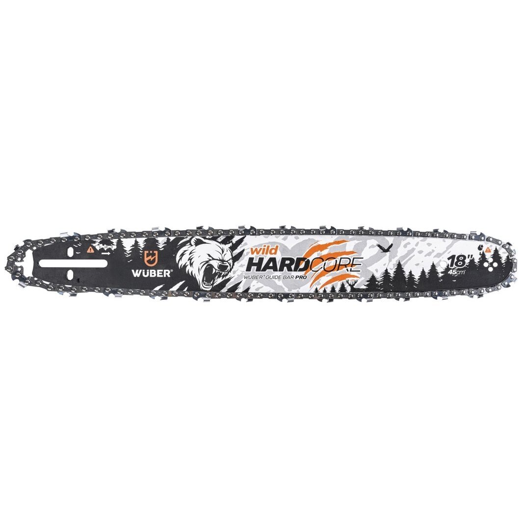 Grandininio pjūklo pjovimo juosta su 2 grandinėmis 18″ (45cm) Wuber W53003 Grandininio pjūklo pjovimo juosta su 2 grandinėmis 18″ (45cm) Wuber W53003