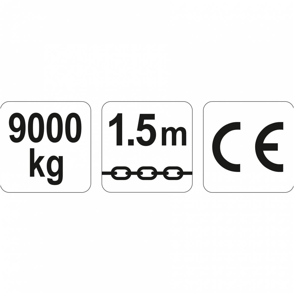 Grandininė gervė su svertu 1.5M, 9T 3
