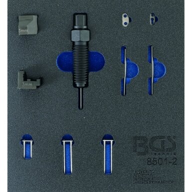 Grandinės kniedijimo rinkinio papildomas rinkinys (BGS 8501) | tinka 3 mm grandinės kaiščiams Grandinės kniedijimo rinkinio papildomas rinkinys (BGS 8501) | tinka 3 mm grandinės kaiščiams
