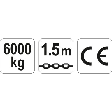 Grandininė gervė su svertu 1.5M, 6T Grandininė gervė su svertu 1.5M, 6T