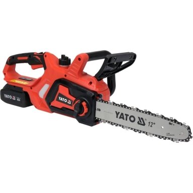 Grandininis pjūklas akumuliatorinis, 12" 18V + 4AH + kroviklis YT-828137