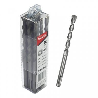 Grąžtų komplektas 12vnt. Makita D-62723 SDS-PLUS Grąžtų komplektas 12vnt. Makita D-62723 SDS-PLUS