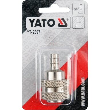 Greita jungtis žarnai 3/8" 10mm Yato Greita jungtis žarnai 3/8" 10mm Yato