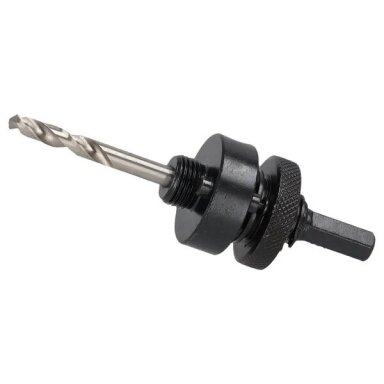 Gręžimo karūnų laikiklis BI-METAL 32-210mm su grąžtu HEX10 DEDRA 08W007 Gręžimo karūnų laikiklis BI-METAL 32-210mm su grąžtu HEX10 DEDRA 08W007