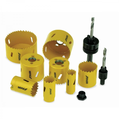 Gręžimo karūnų rinkinys Bi - metall 11 vnt. Dedra 08WZ03 Gręžimo karūnų rinkinys Bi - metall 11 vnt. Dedra 08WZ03