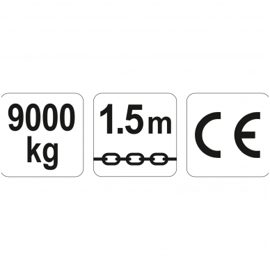 Grandininė gervė su svertu 1.5M, 9T 3 Grandininė gervė su svertu 1.5M, 9T 3