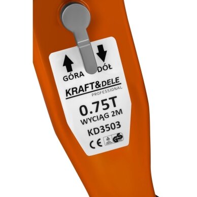 Grandininė gervė su svirtimi 750 kg, 2 m – Kraftdele KD3503 8