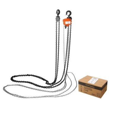 Grandininė uždaro tipo gervė 6m grandinė, 3T Kraftdele KD3502 5