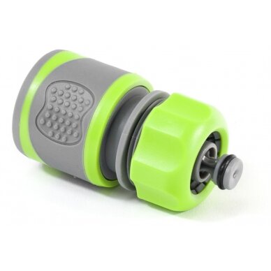 Greita jungtis su STOP mechanizmu 1/2” gumuota Greita jungtis su STOP mechanizmu 1/2” gumuota