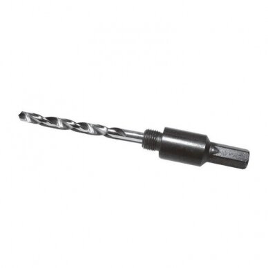 Gręžimo karūnų laikiklis BI-METAL 14-30mm su grąžtu DEDRA 08W001 Gręžimo karūnų laikiklis BI-METAL 14-30mm su grąžtu DEDRA 08W001