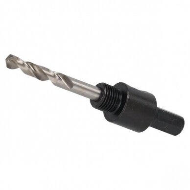 Gręžimo karūnų laikiklis BI-METAL 14-30mm su grąžtu HEX10 DEDRA 08W006