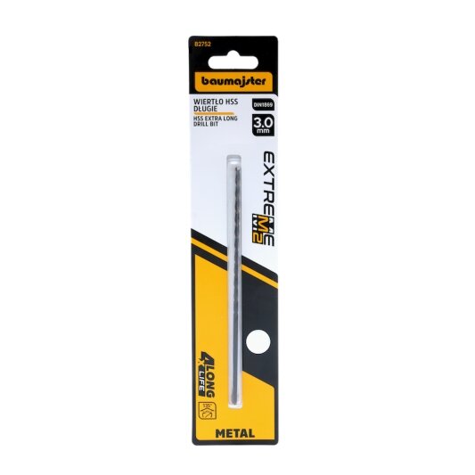 Grąžtas metalui Extra long, Baumajster
