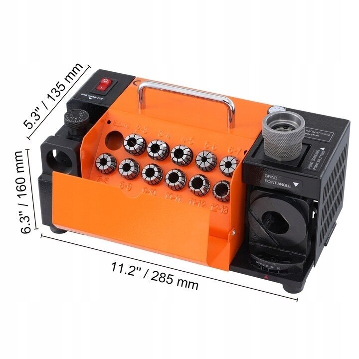 Grąžtų galąstuvas - tikslus 3-13mm Kraftdele KD10197 (HDS13) 5 Grąžtų galąstuvas - tikslus 3-13mm Kraftdele KD10197 (HDS13) 5