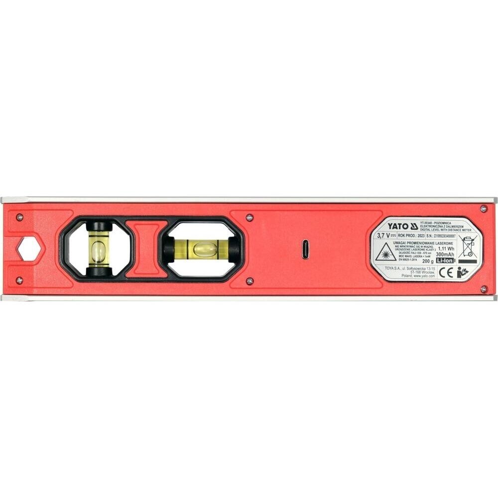 Gulsčiukas Torpedo su atstumo matuokliu Led YATO YT-30340 2 Gulsčiukas Torpedo su atstumo matuokliu Led YATO YT-30340 2