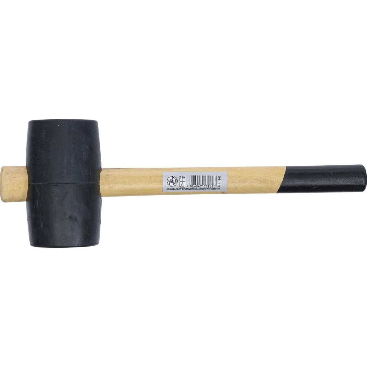 Guminis plaktukas Galvos skersmuo 64 mm 660 g 1862 BGS Technik 2 Guminis plaktukas Galvos skersmuo 64 mm 660 g 1862 BGS Technik 2