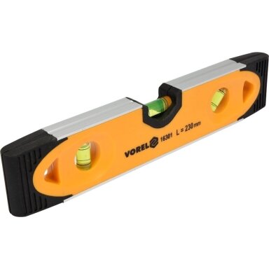 Gulsčiukas torpedo | 3 akutės | magnetinis | gumuotas | 230 mm 16301 VOREL Gulsčiukas torpedo | 3 akutės | magnetinis | gumuotas | 230 mm 16301 VOREL