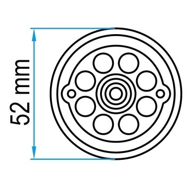 Guminis padas domkratui 52mm