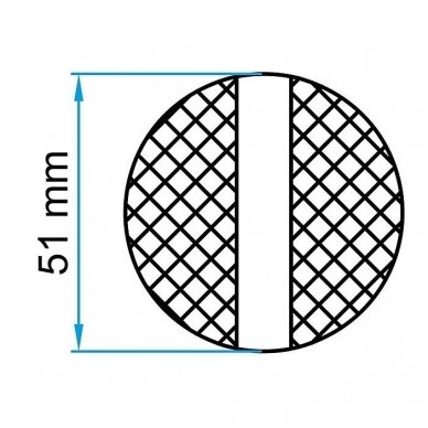 Guminis padas domkratui 51mm 4