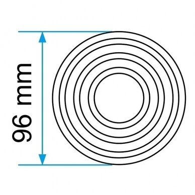 Guminis padas domkratui 96mm 1 Guminis padas domkratui 96mm 1