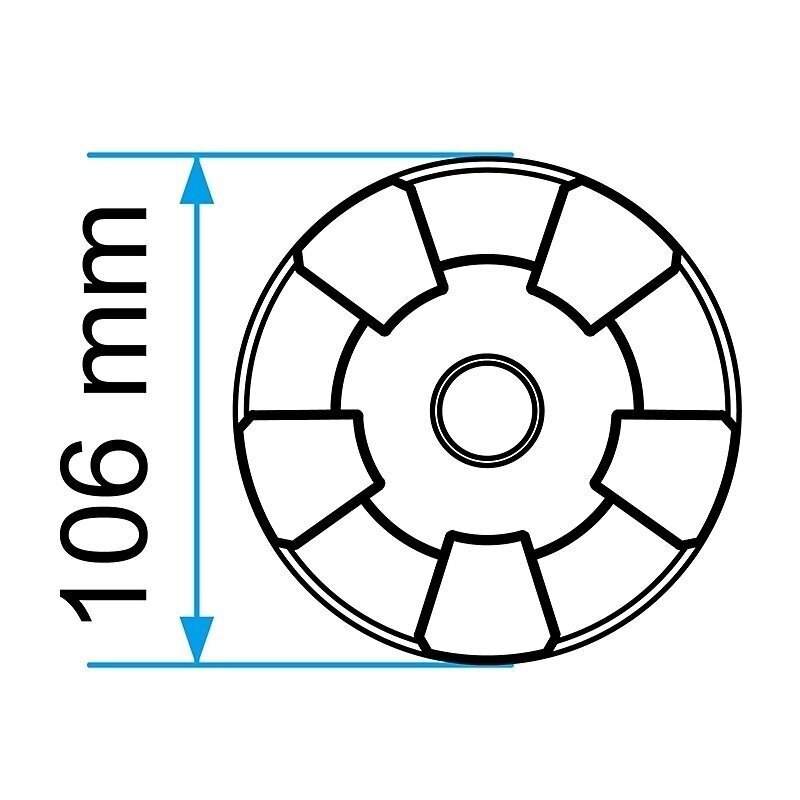 Guminis padas domkratui 106mm 3 Guminis padas domkratui 106mm 3