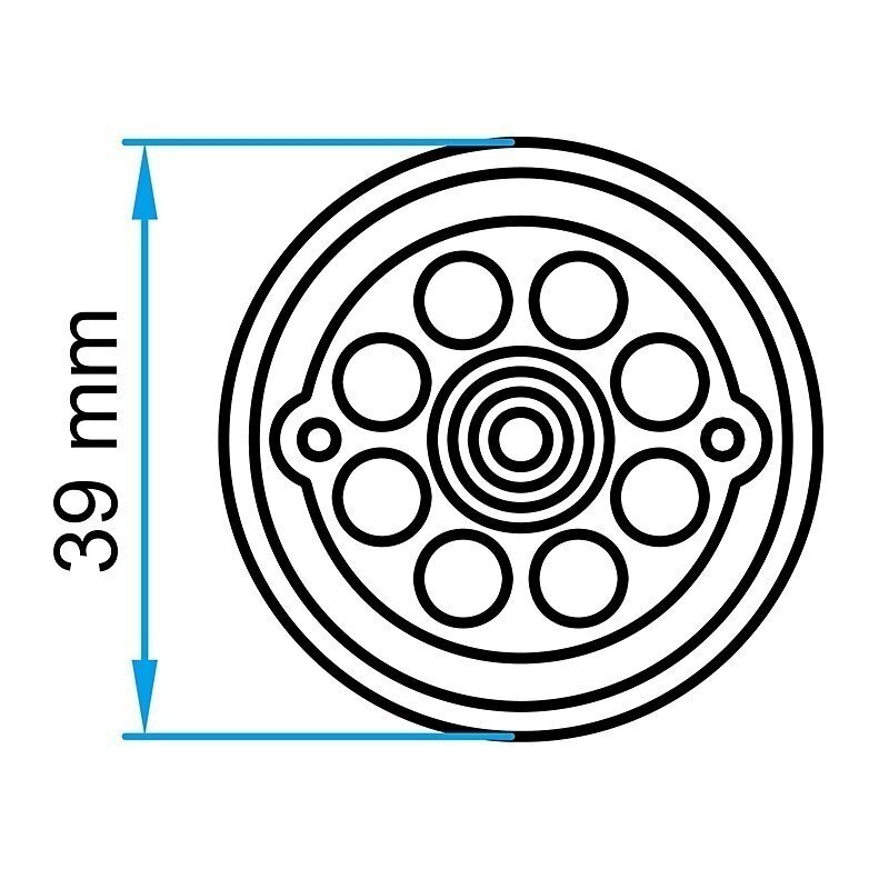 Guminis padas domkratui 39mm 1