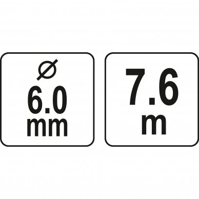 Gyvatukas kanalizacijai būgninis Ø 6 mm / 7,6 m 4 Gyvatukas kanalizacijai būgninis Ø 6 mm / 7,6 m 4