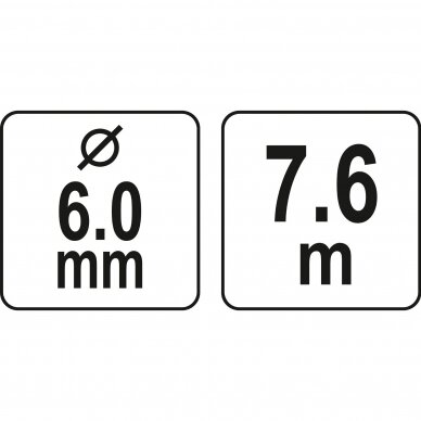 Gyvatukas kanalizacijai būgninis Ø 6 mm / 7,6 m 4