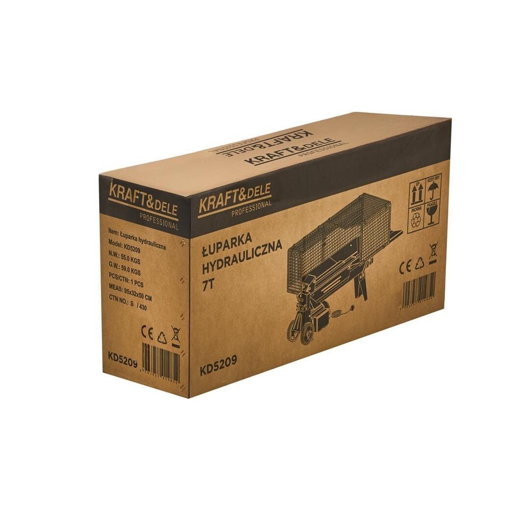 Hidraulinė malkų skaldyklė 2500W 7T | Kraftdele KD5209 24 Hidraulinė malkų skaldyklė 2500W 7T | Kraftdele KD5209 24