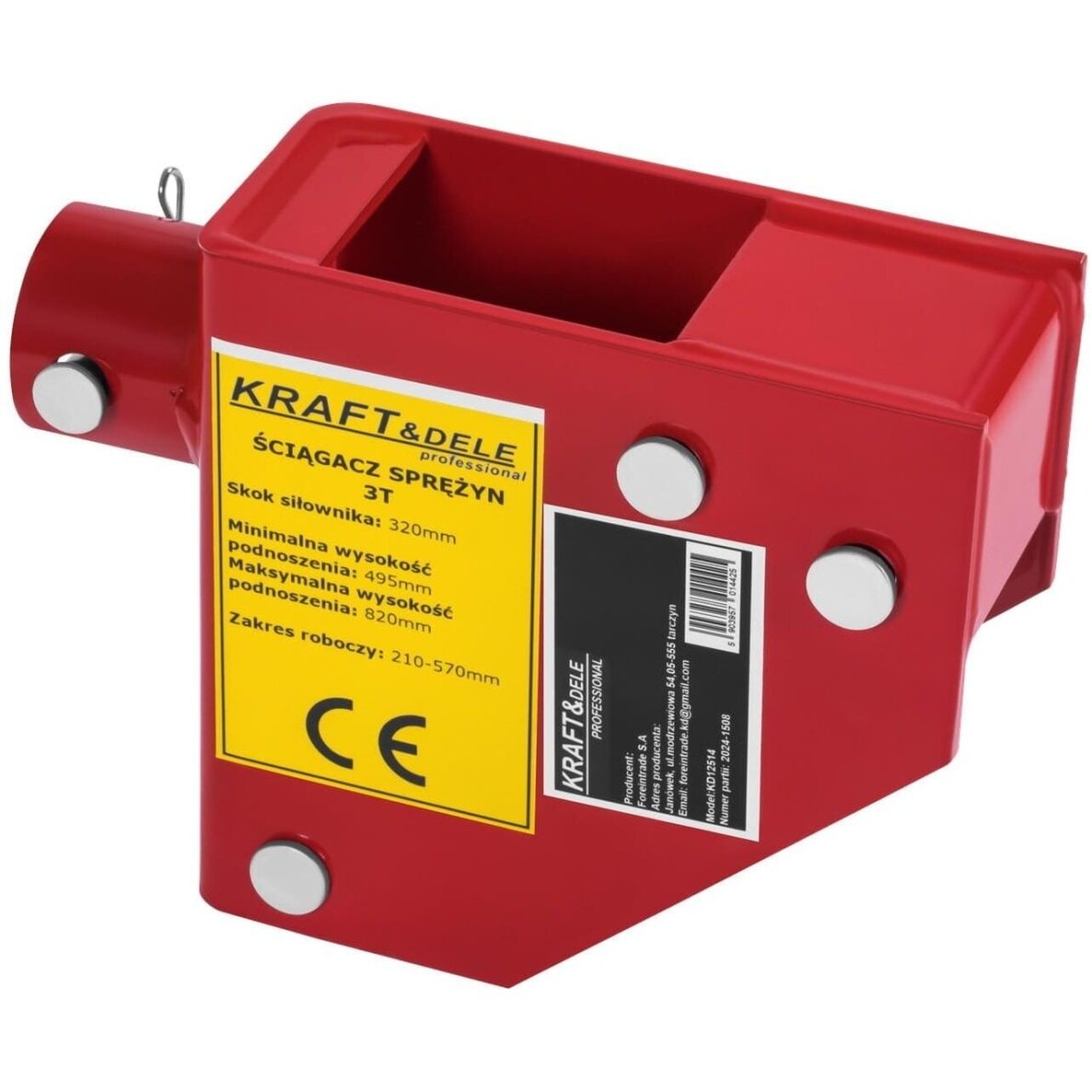 Hidraulinis spyruoklių suspaudėjas McPherson 3T KRAFT&DELE KD12514 11 Hidraulinis spyruoklių suspaudėjas McPherson 3T KRAFT&DELE KD12514 11