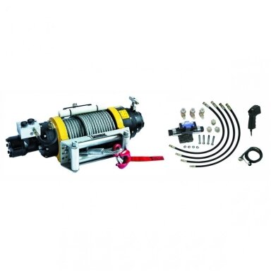 Hidraulinė gervė 24V 22500LBS (10215Kg) su nuotolinio valdymo sistema T-Max Hidraulinė gervė 24V 22500LBS (10215Kg) su nuotolinio valdymo sistema T-Max