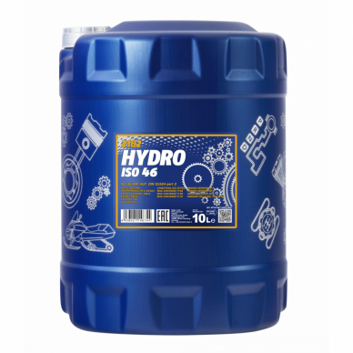 Hidraulinė alyva ISO 46 MANNOL 10L Hidraulinė alyva ISO 46 MANNOL 10L