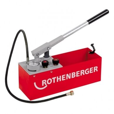 ROTHENBERGER RP 50-S Profesionali slėgio testavimo pompa ROTHENBERGER RP 50-S Profesionali slėgio testavimo pompa