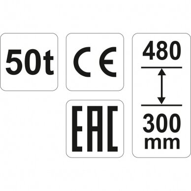 Hidraulinis cilindrinis domkratas 50T 3