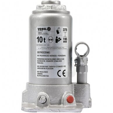 Hidraulinis domkratas 10T 195- 375 mm TÜV/GS/CE Hidraulinis domkratas 10T 195- 375 mm TÜV/GS/CE